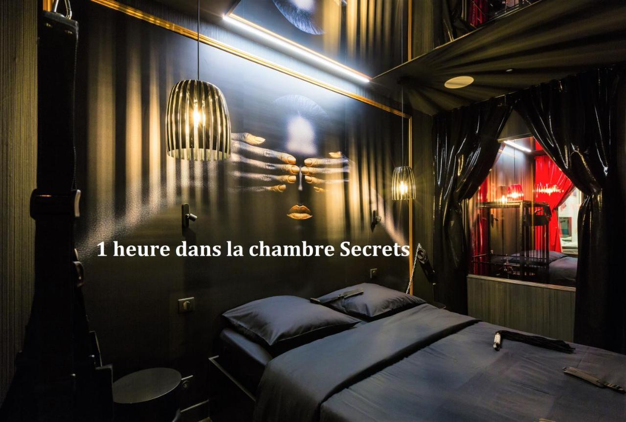 Love Hotel Avec Nuit Insolite Au Dandy Et Jacuzzi Privatise (Adults Only) Paryż Zewnętrze zdjęcie